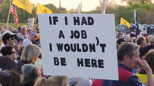 American Jobs Protest