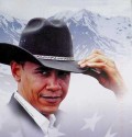 Cowboy Obama